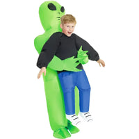 Costume gonflable alien à chevaucher — adulte