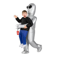 Costume gonflable alien à chevaucher — adulte