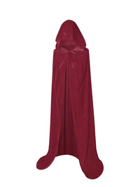 Hooded Halloween Cape — Velvet, Adult & Child Sizes