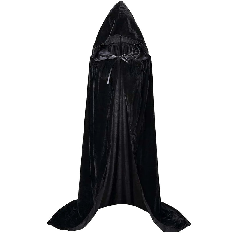 Hooded Halloween Cape — Velvet, Adult & Child Sizes