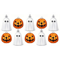 Guirlande à suspendre citrouilles et fantômes Halloween