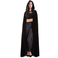 Hooded Halloween Cape — Velvet, Adult & Child Sizes