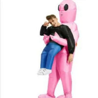 Costume gonflable alien à chevaucher — adulte