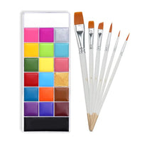 Halloween Face Paint Palette — 20 Colours, Kids & Adults