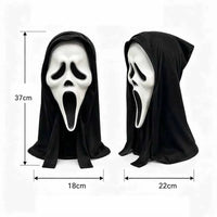 Masque Ghostface Scream — capuche intégrée, adulte
