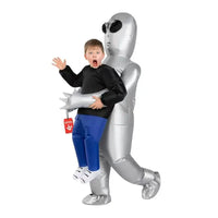 Costume gonflable alien à chevaucher — adulte