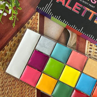 Halloween Face Paint Palette — 20 Colours, Kids & Adults