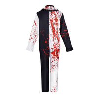 Costume clown effrayant — sang, adulte homme & femme