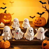 Lot de 6 fantômes décoratifs Halloween