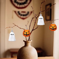 Guirlande à suspendre citrouilles et fantômes Halloween