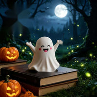 Lot de 6 fantômes décoratifs Halloween