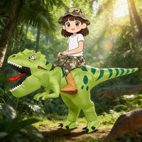 Inflatable Riding T-Rex Costume — Adult & Child