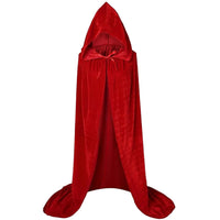 Hooded Halloween Cape — Velvet, Adult & Child Sizes