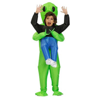 Costume gonflable alien à chevaucher — adulte